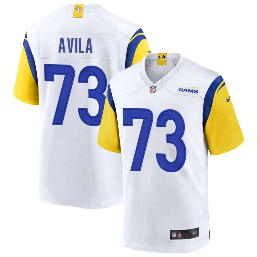 Steve Avila Los Angeles Rams Nike Alternate Jersey - White